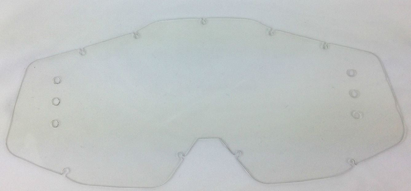 Rip n Roll 100% Strata / Accuri Roll Off Lens, Clear - motocross4u