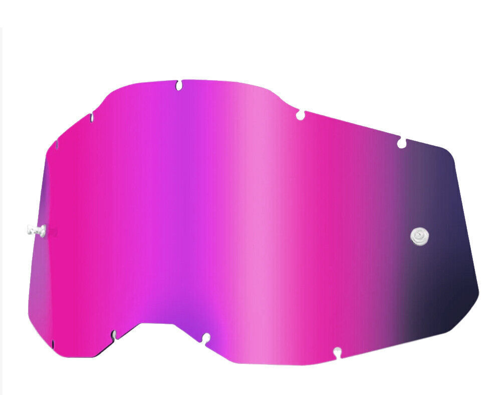 Goggle Shop 100% GEN 2 Mirror Tear off Lens, Pink - motocross4u