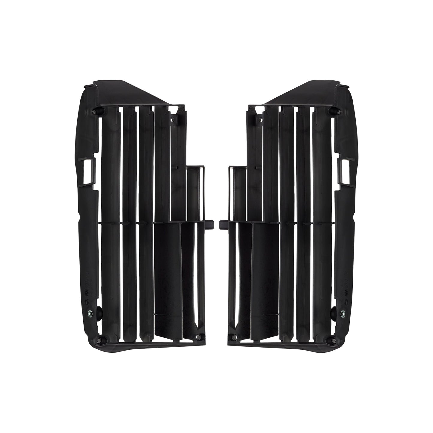 Polisport Yamaha Radiator Louvers YZF 250 2024 YZF 450 2023 - 24, Black - motocross4u
