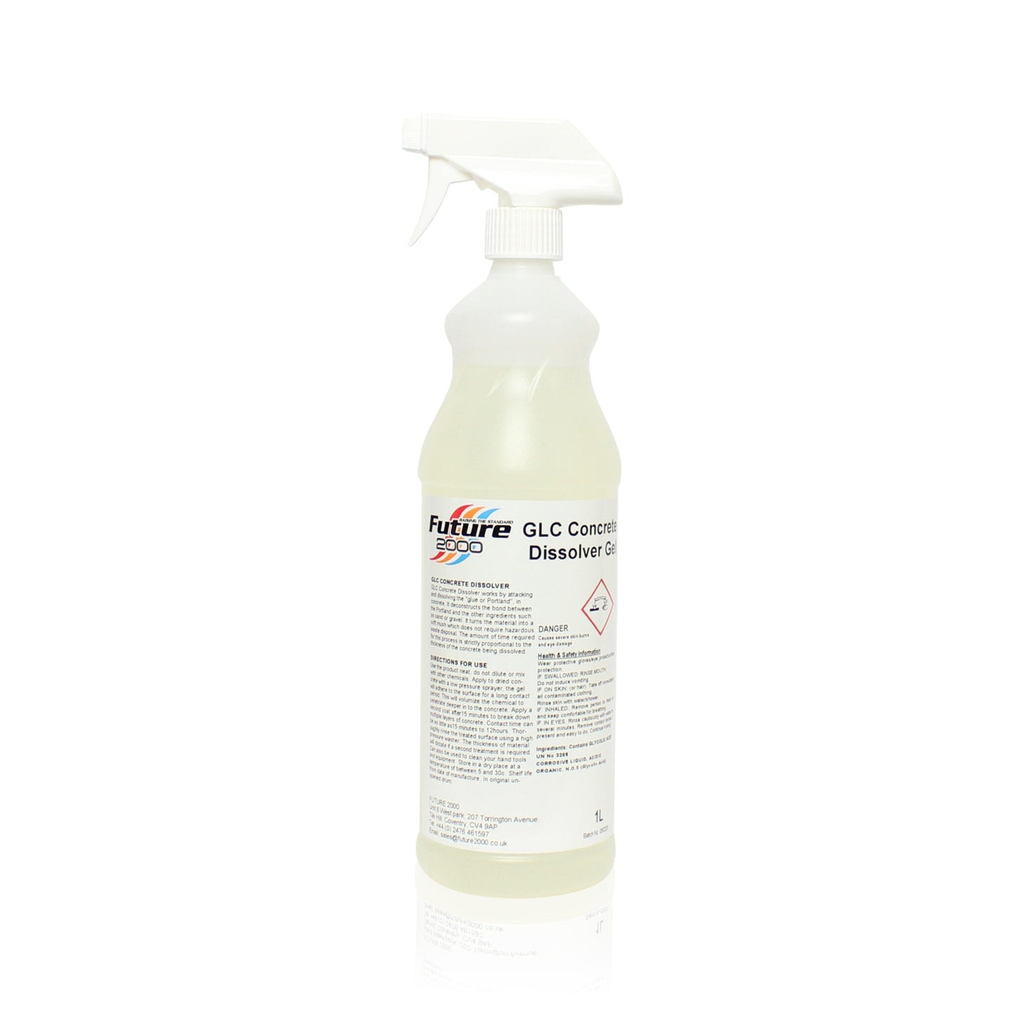 Future 2000 GLC Concrete Dissolver, 1 Litre - motocross4u