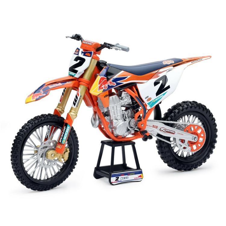 New Ray Toys 1:10 Cooper Webb RED BULL KTM SXF 450 Toy Model - motocross4u