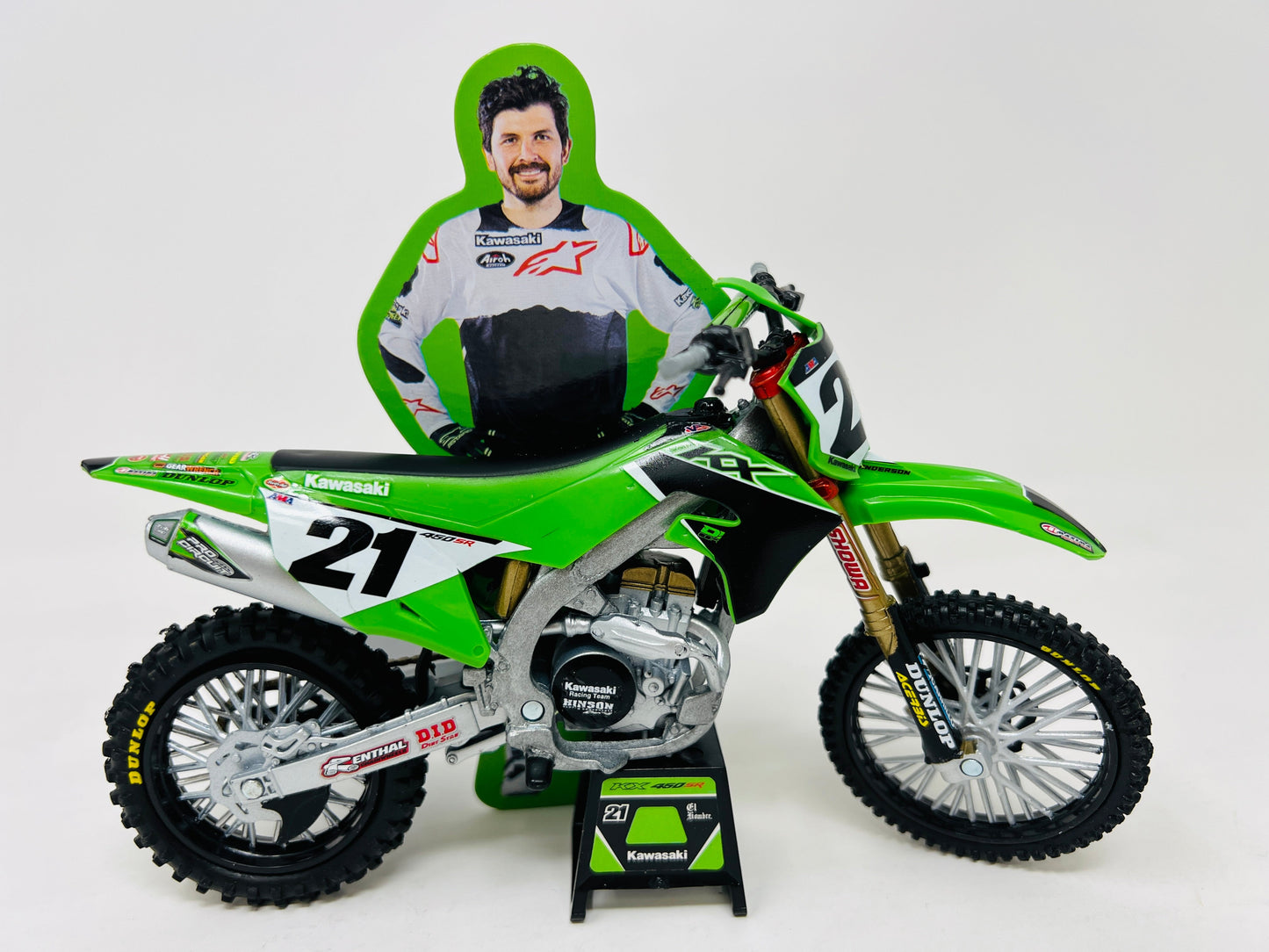 New Ray Toys 1:12 Jason Anderson Factory KX 450 Toy Model - motocross4u