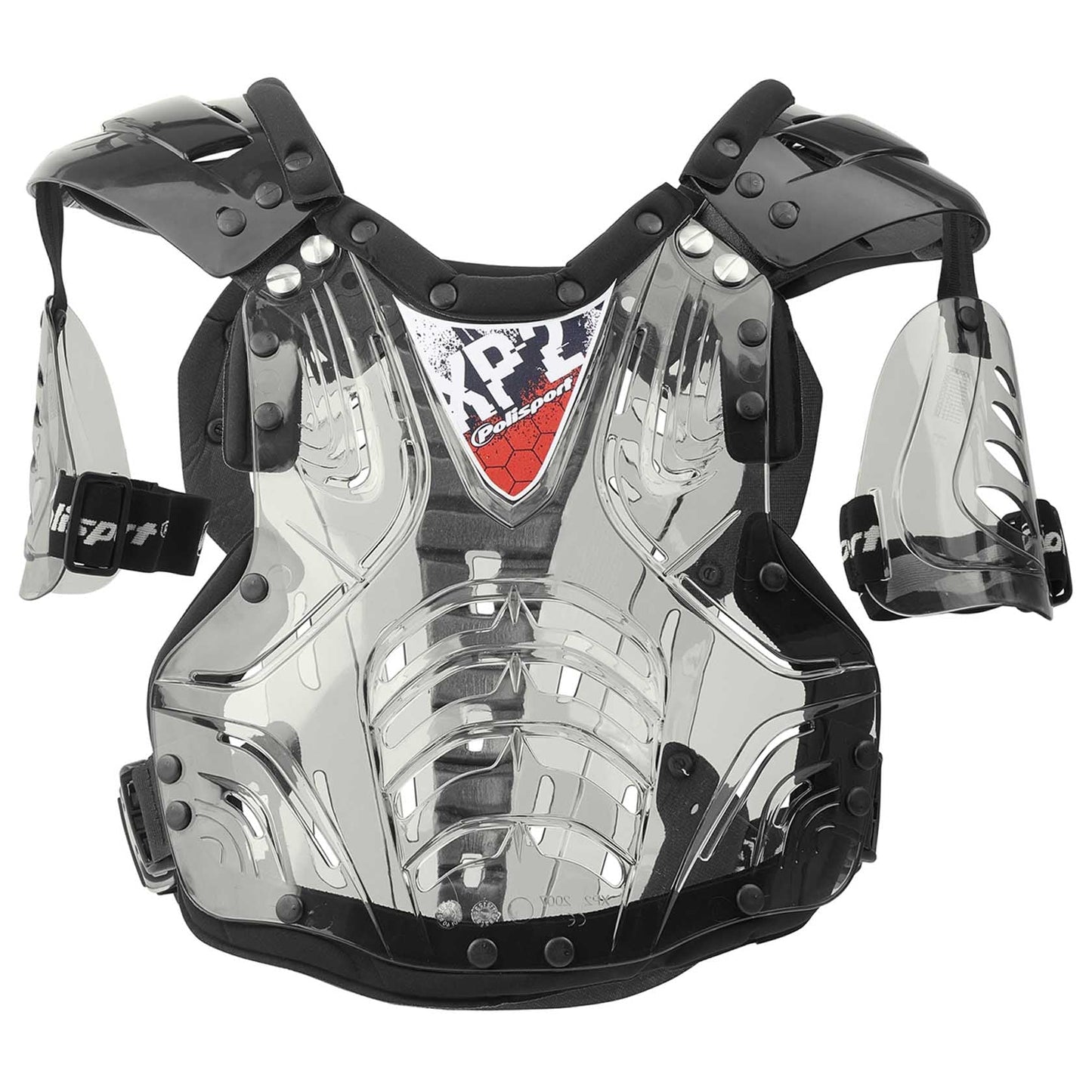 Polisport XP2 Adult Body Armour, Clear - motocross4u