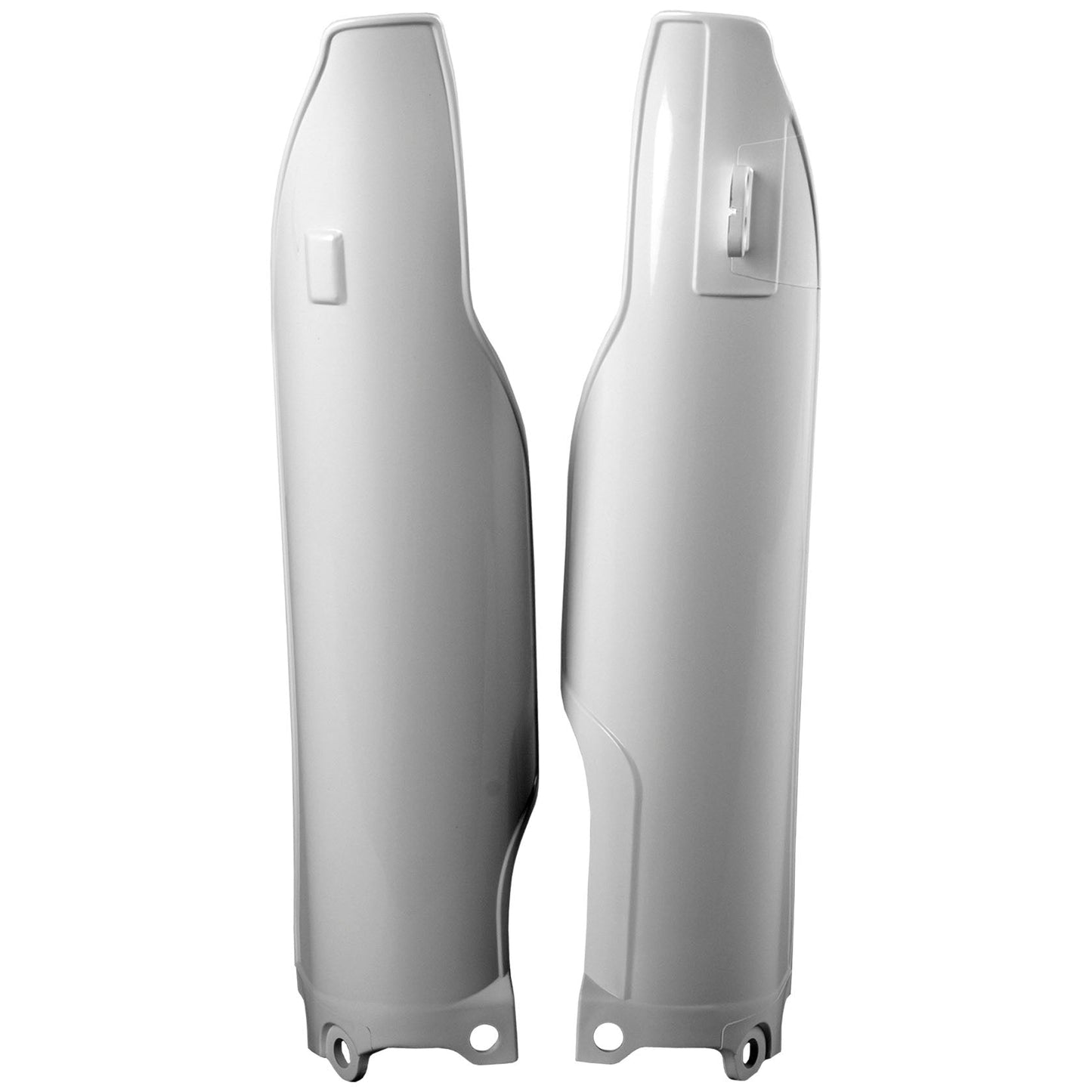 Polisport Kawasaki Fork Guards KXF 250 450 2006 - 2008, White - motocross4u