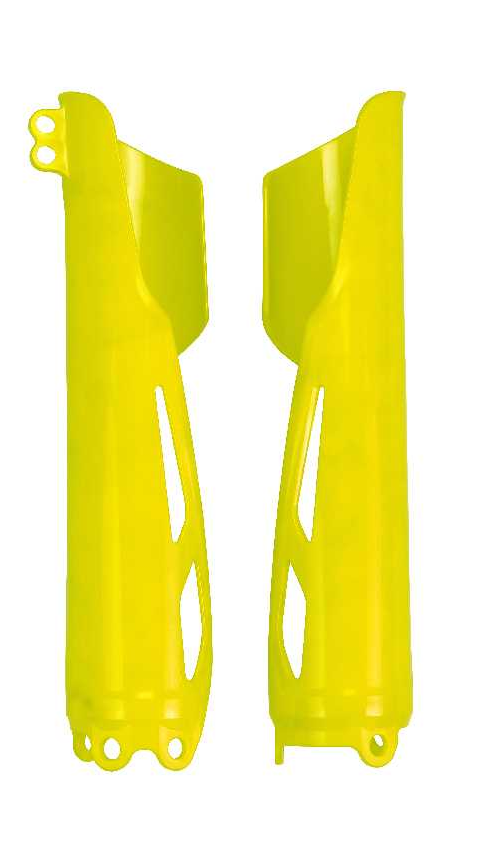 Polisport Honda Fork Guards CRF 250 R 450 R 2019 - 2022, Neon Yellow - motocross4u