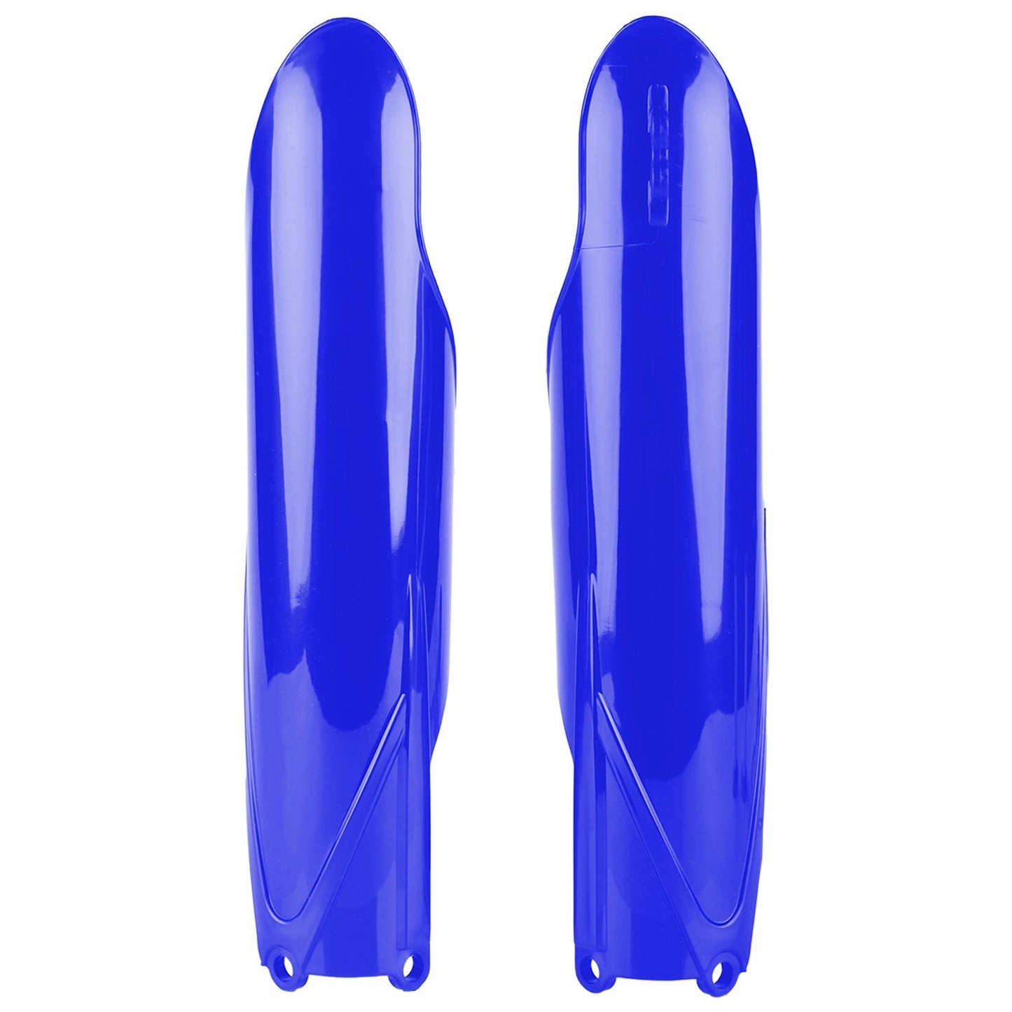 Polisport Yamaha Fork Guards YZ 125 250 2015 - 2022 YZF 250 450 2010 - 22, Blue - motocross4u
