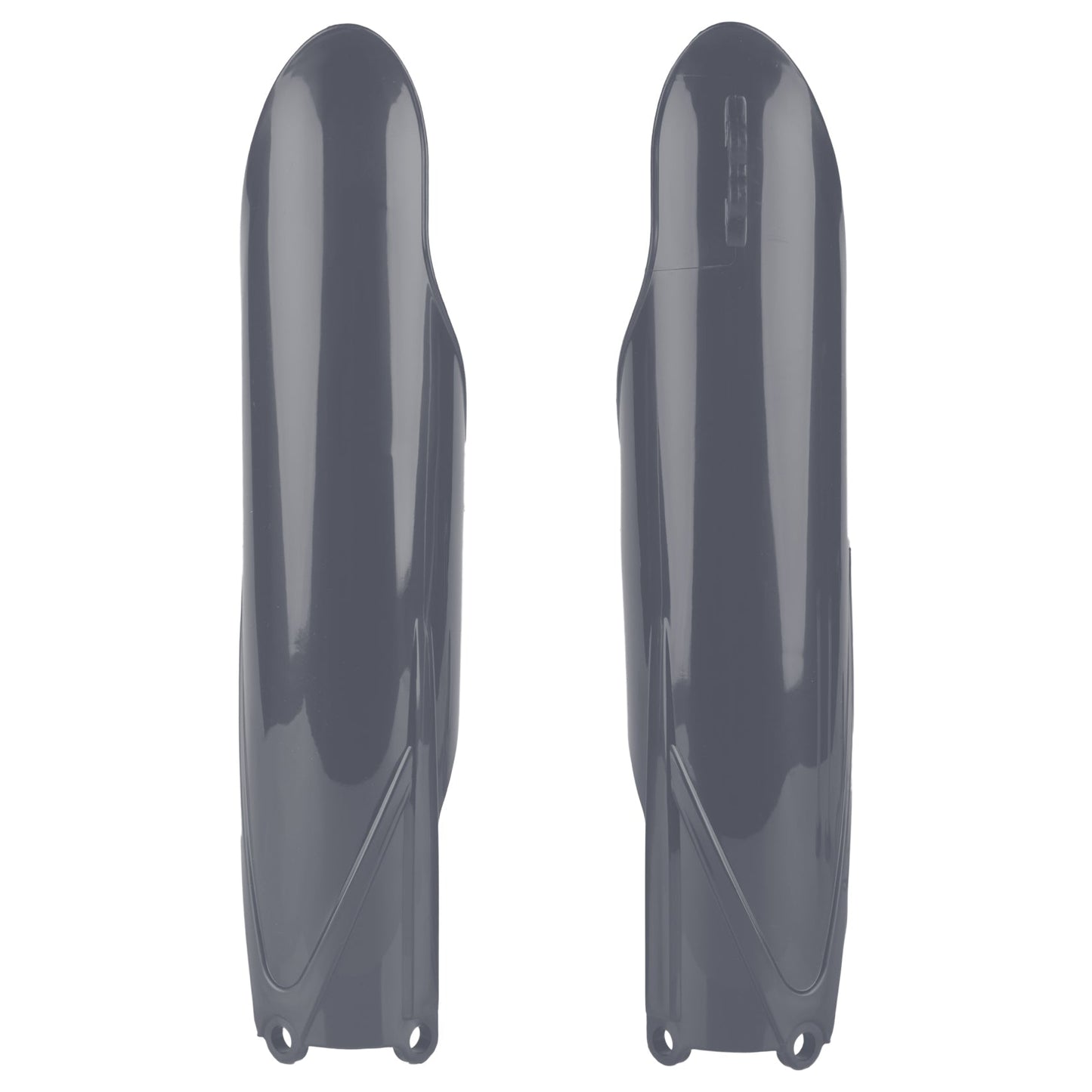 Polisport Yamaha Fork Guards YZ 125 250 2015 - 2022 YZF 250 450 2010 - 22, Nardo Grey - motocross4u