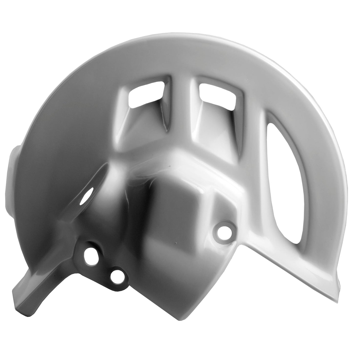 Polisport Honda Front Disc Guard CR 125 250 1995 - 2007 CRF 450 R 2002 - 2008, White - motocross4u