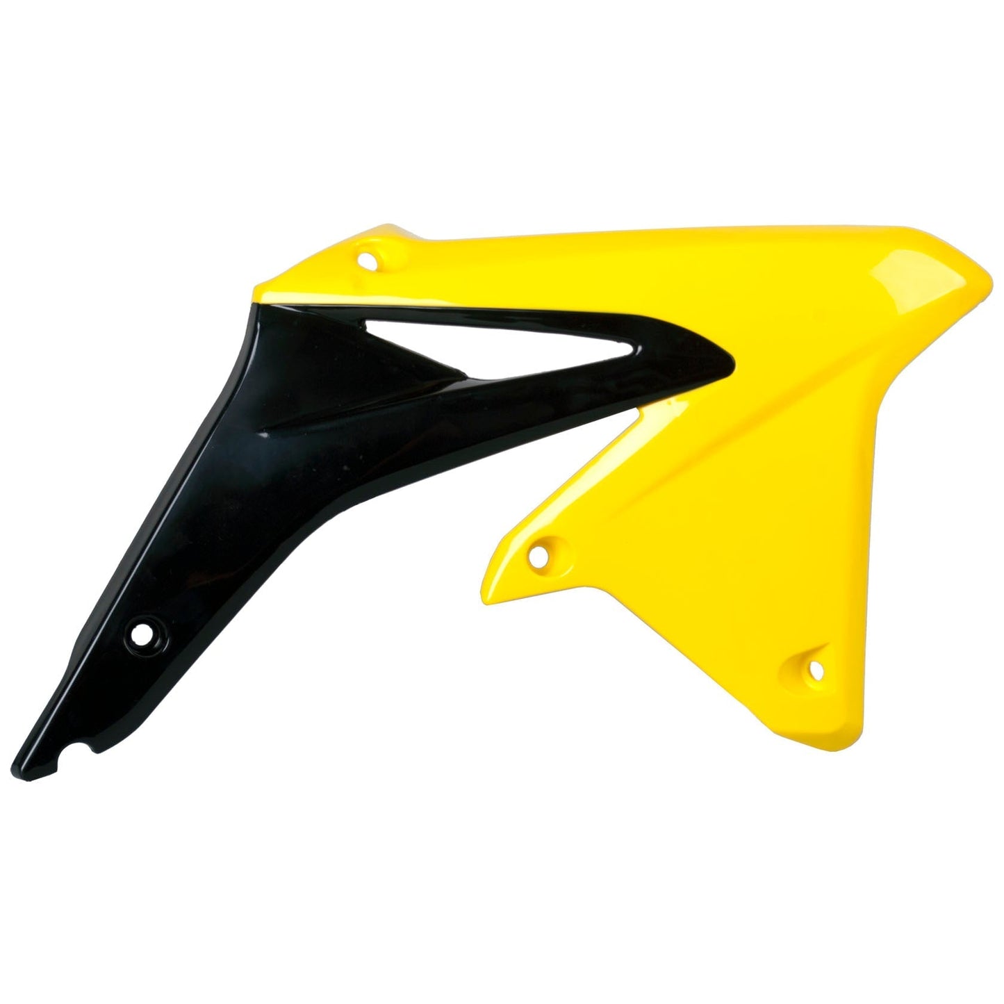 Polisport Suzuki Radiator Scoops RMZ 450 2008 - 2017, Yellow / Black - motocross4u