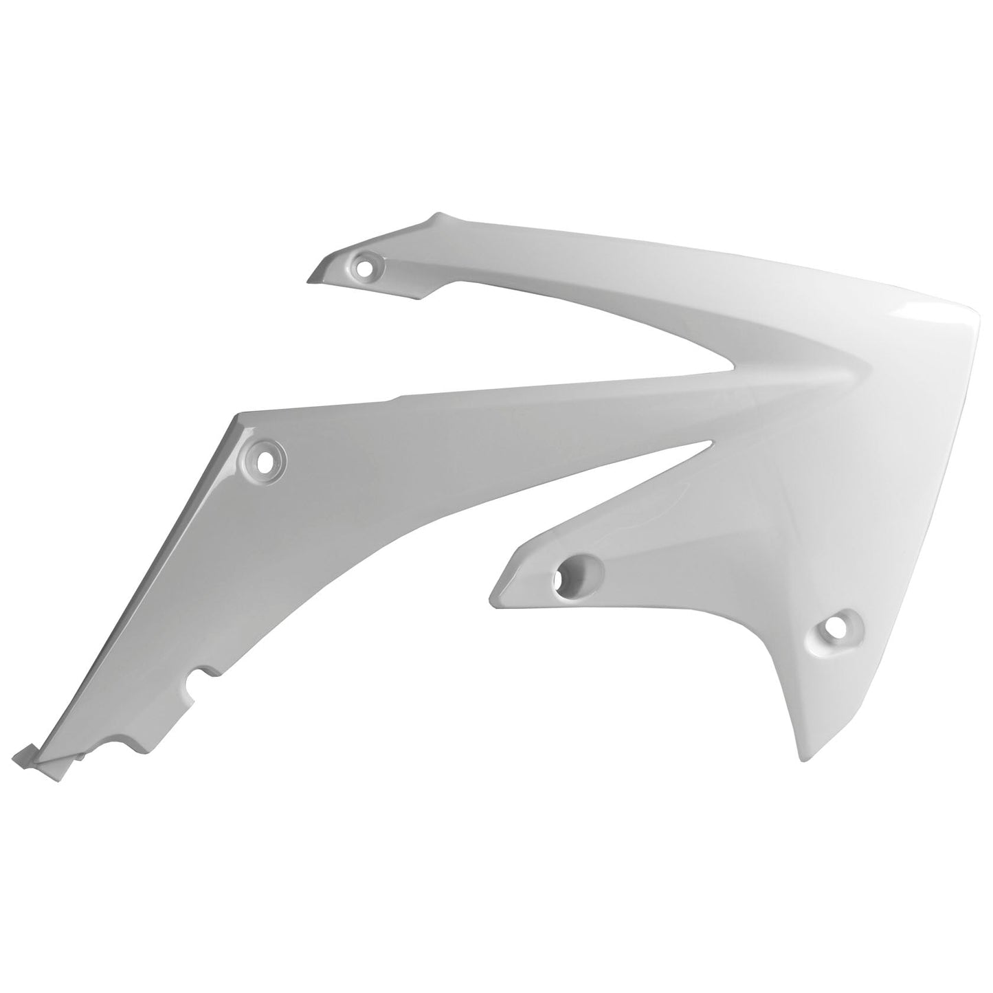 Polisport Honda Radiator Scoops CRF 250 R 2010 - 2013 CRF 450 R 2009 - 2012, White - motocross4u