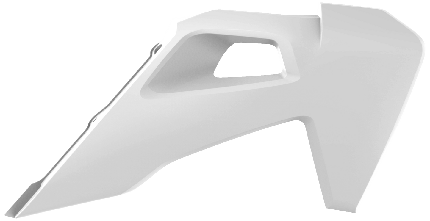 Polisport Husqvarna Radiator Scoops TC FC 2019 - 2022 TE FE 2020 – 2023, White - motocross4u