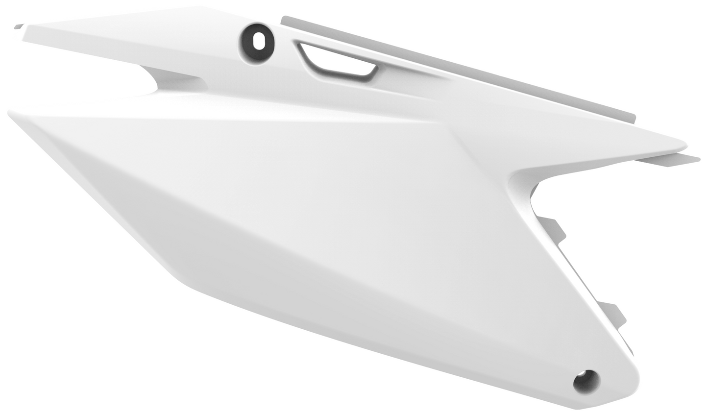 Polisport Suzuki Side Panels RM 125 RM 250 2001 - 2008 Restyle, White - motocross4u