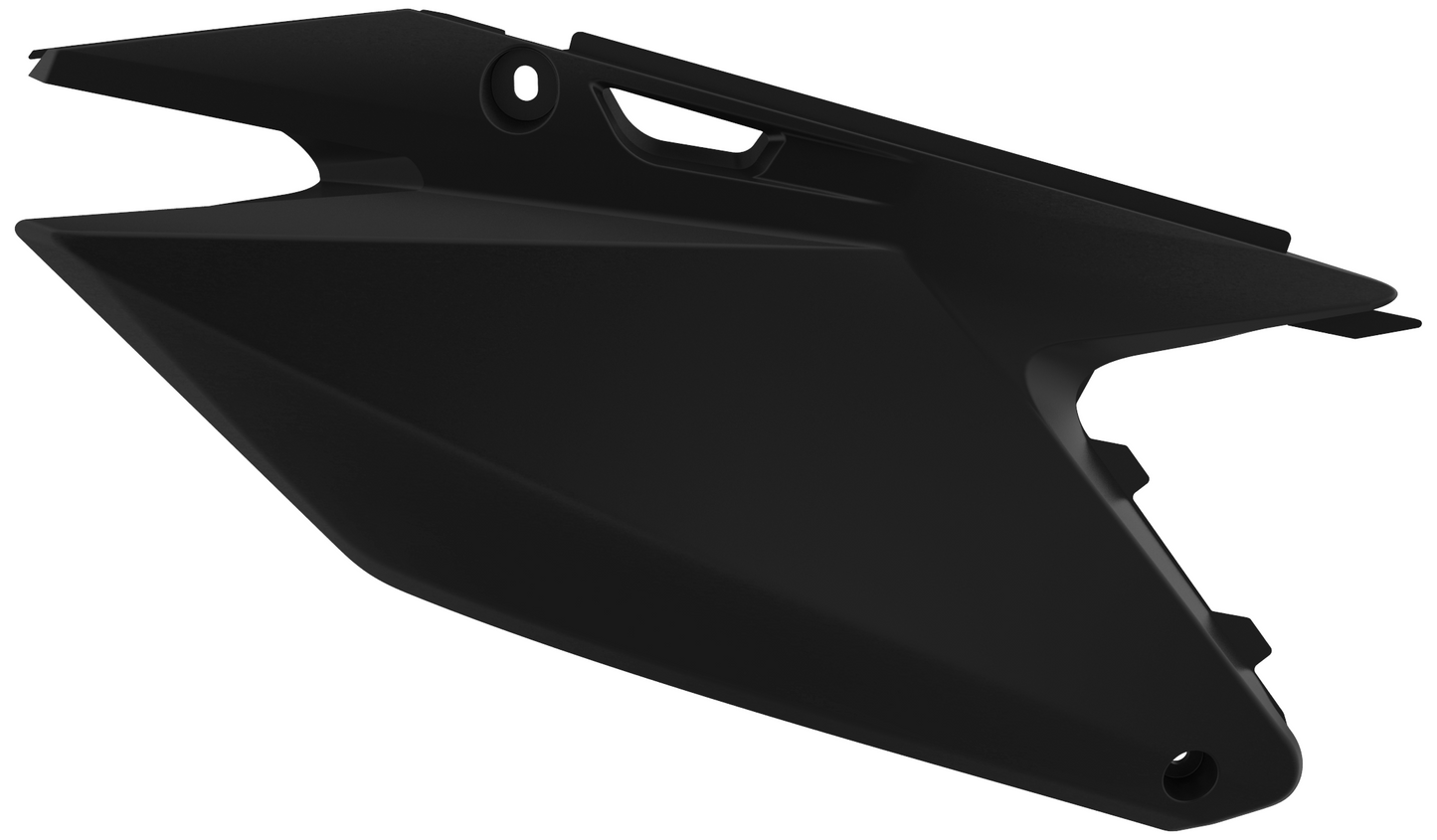 Polisport Suzuki Side Panels RM 125 RM 250 2001 - 2008 Restyle, Black - motocross4u