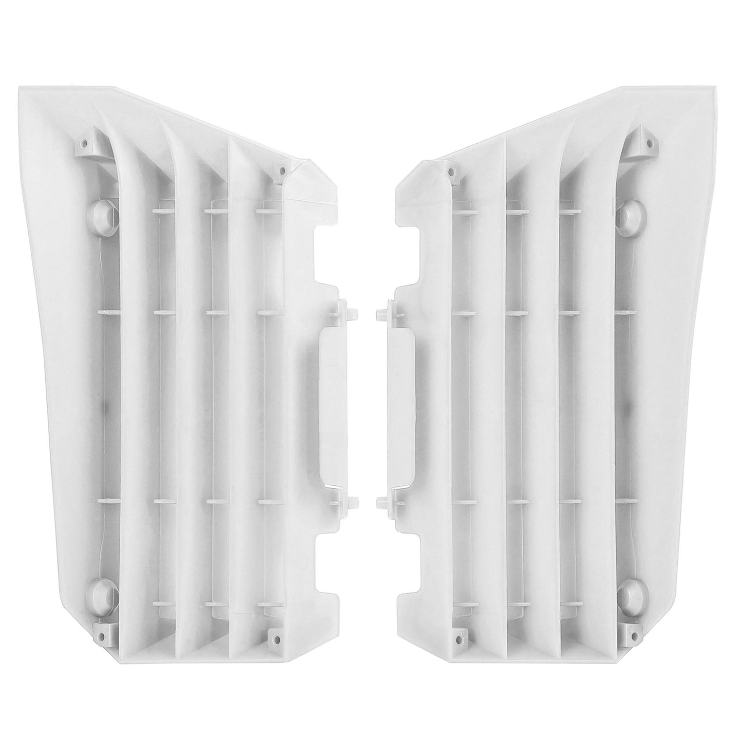 Polisport Yamaha Radiator Louvers YZF 250 2014 - 2018 YZF 450 14 - 2017 WRF 250 YZ 250 FX 2015 - 2019 WRF 450 YZ 450 FX 2016 - 18, White - motocross4u