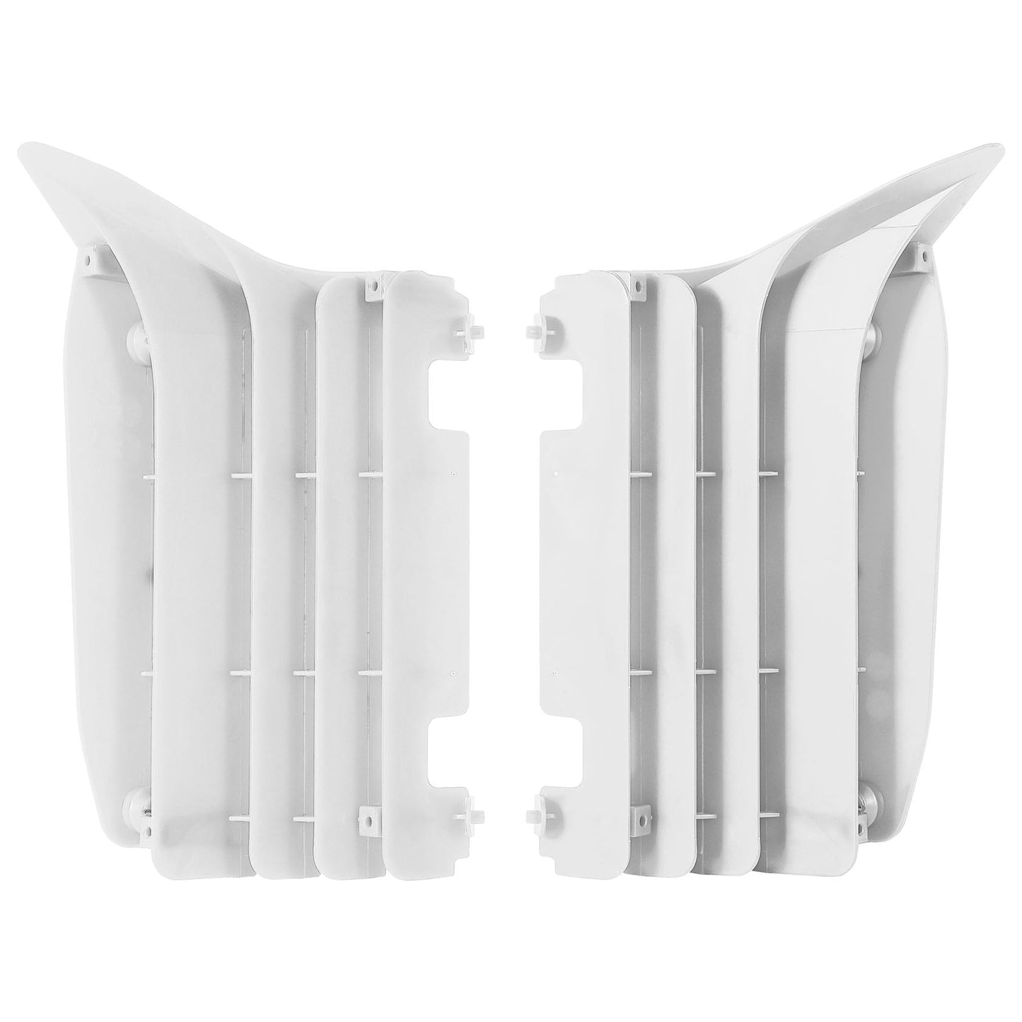 Polisport Yamaha Radiator Louvers YZF 250 2010 - 2013, White - motocross4u