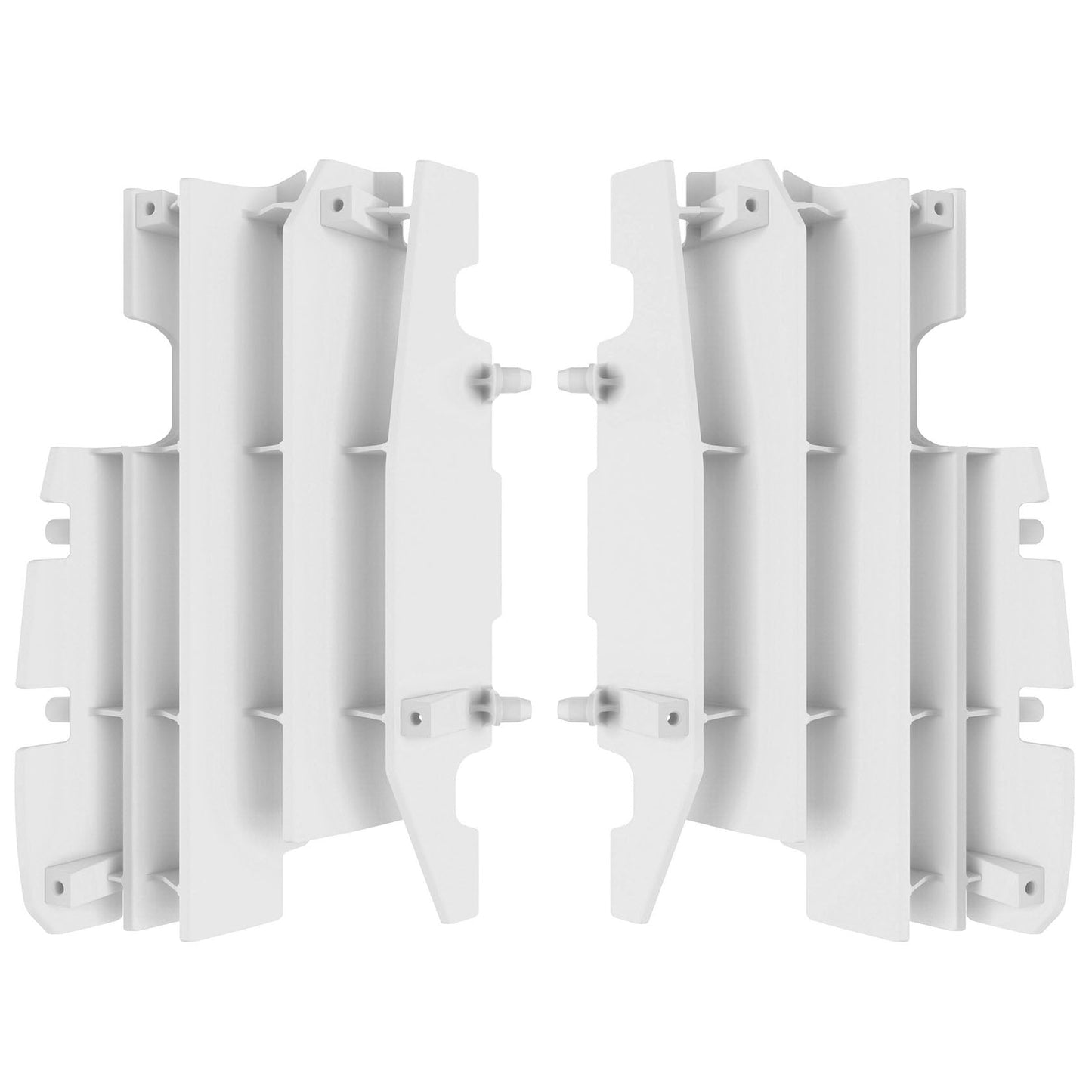 Polisport Honda Radiator Louvers CR 125 250 2005 - 2007, White - motocross4u