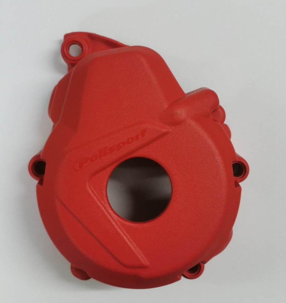 Polisport KTM Ignition Cover Protector EXCF 250 350 2017 - 2023 Freeride 250 F 2018 - 2019 Husqvarna FE 250 350 17 - 23 Gas Gas ECF 250 350 2021 - 23, Red - motocross4u