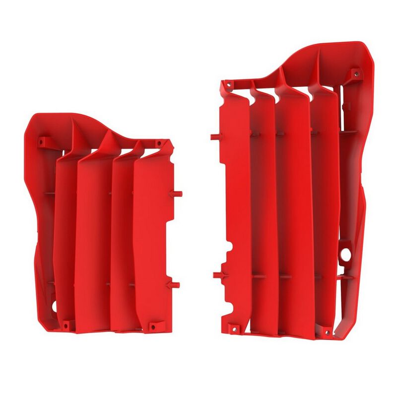 Polisport Honda Radiator Louvers CRF 250 R 2018 - 2019 CRF 250 RX 19, Red - motocross4u
