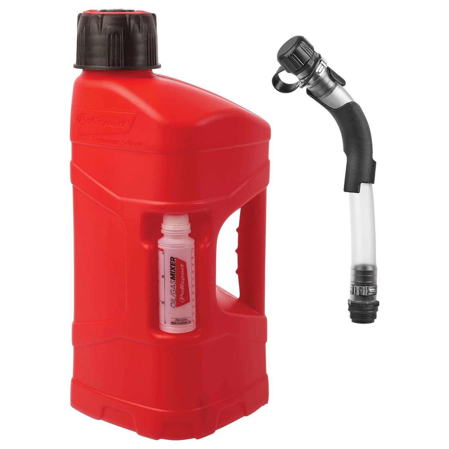 Polisport Pro Octane Gas Can with Hose Bender, 10 Litre - motocross4u