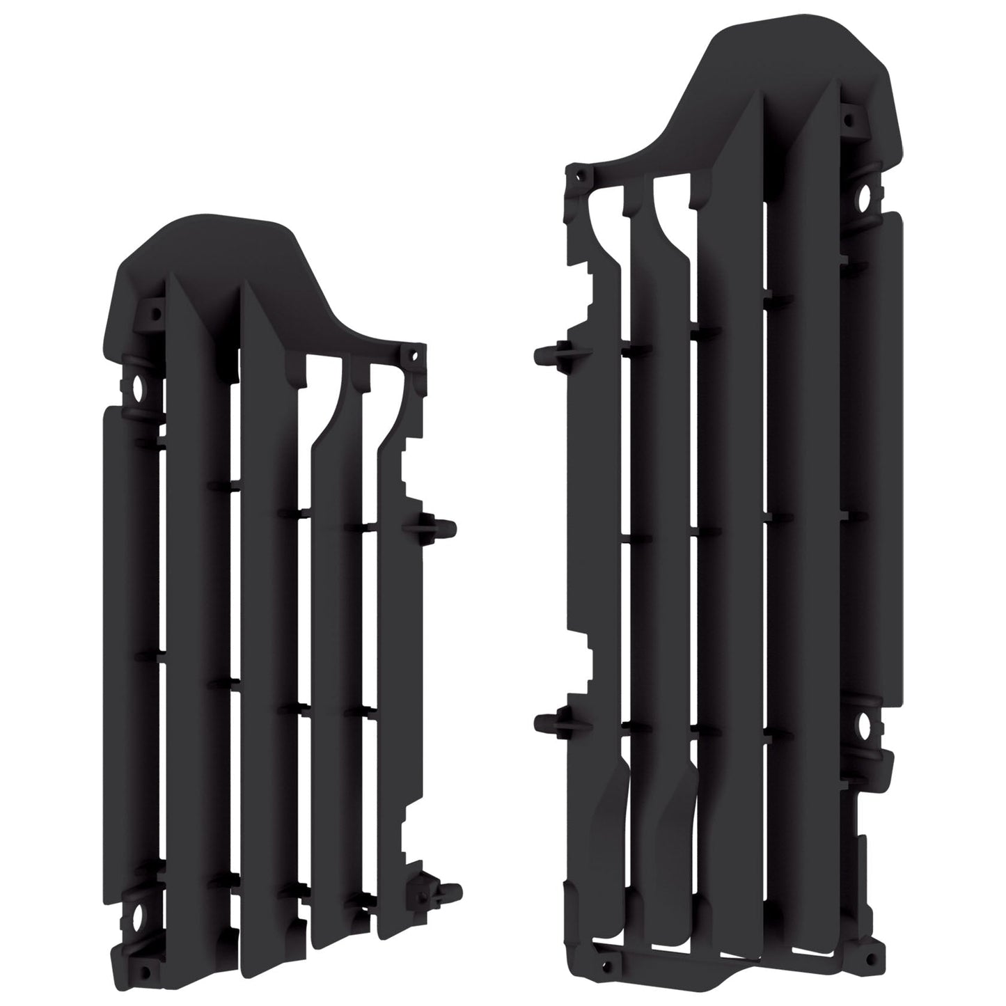 Polisport Suzuki Radiator Louvers RMZ 450 2018 - 2022, Black - motocross4u
