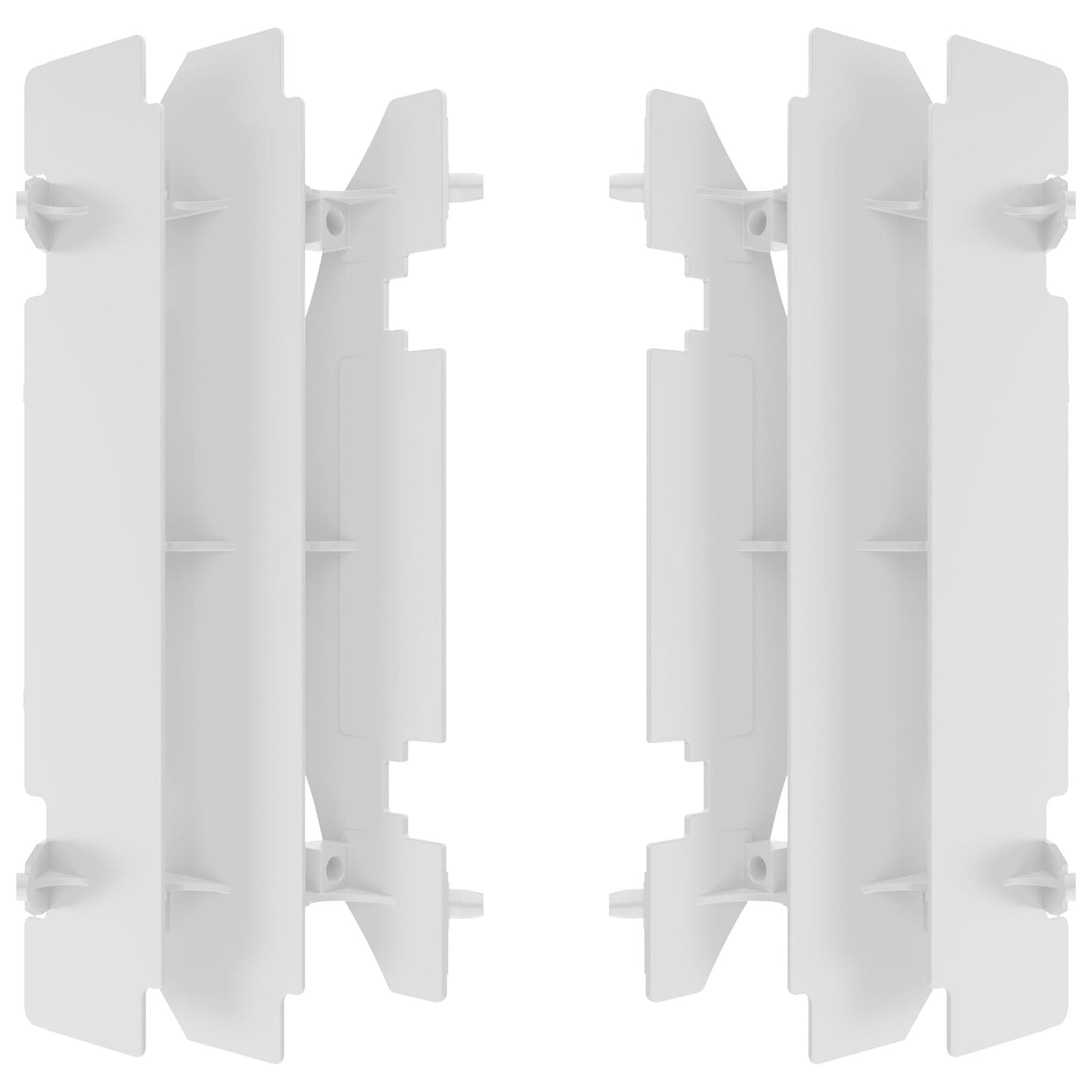 Polisport Suzuki Radiator Louvers RM 125 2001 - 2008 RM 250 1996 - 2006, White - motocross4u