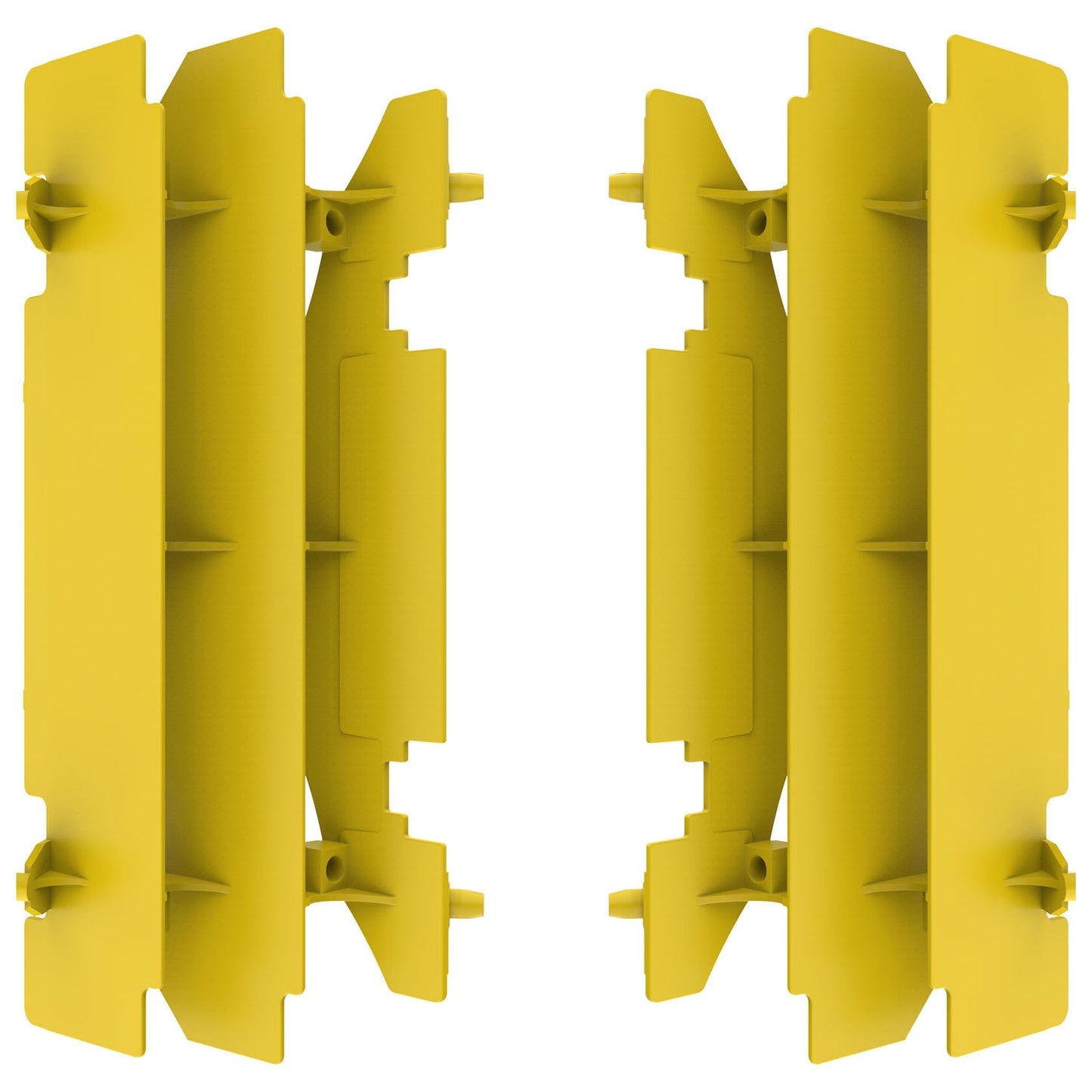 Polisport Suzuki Radiator Louvers RM 125 2001 - 2008 RM 250 1996 - 2006, Yellow - motocross4u