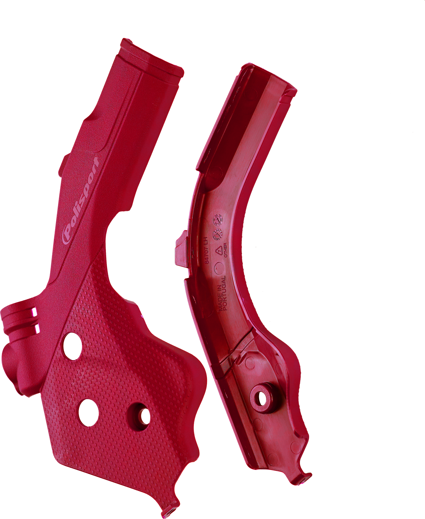 Polisport Gas Gas Husqvarna Frame Guards TC FC 2019 - 2022 TE FE 2020 – 2023 MC MCF EC ECF 2021 - 23, Red - motocross4u