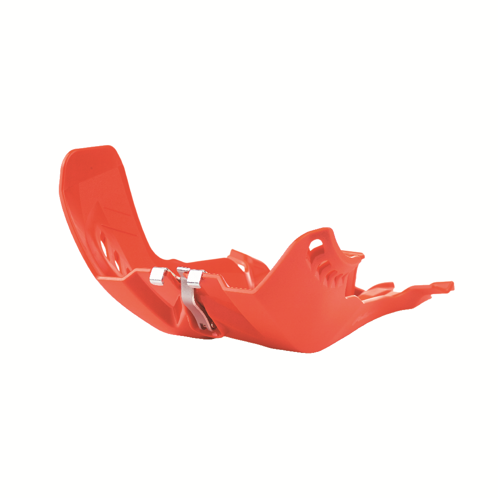 Polisport KTM Husqvarna Fortress Skid Plate SX XC TC TX 250 300 2019 - 2022 EXC XCW TE 250 300 2020 - 2023, Orange - motocross4u
