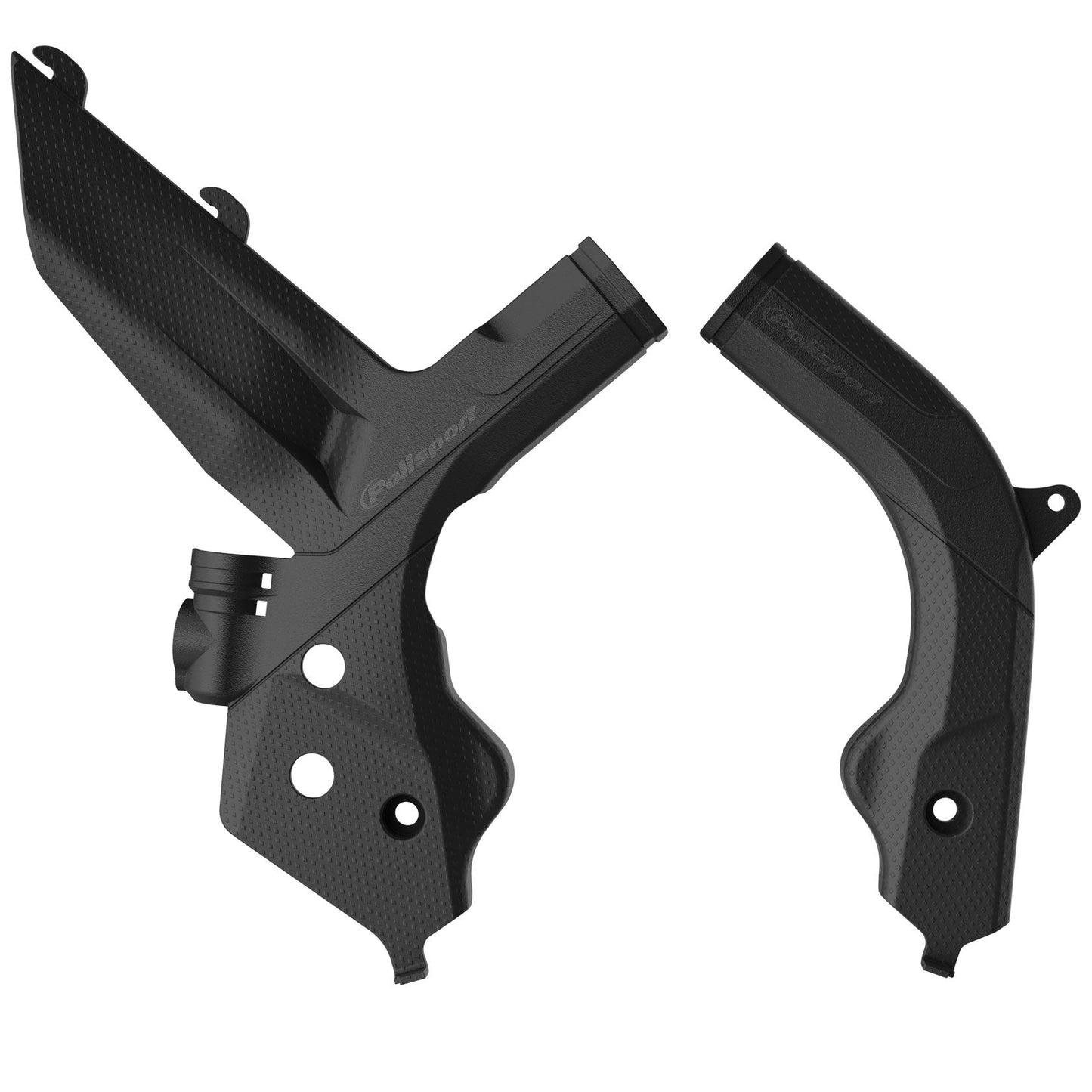 Polisport KTM Frame Guards SX SXF 2019 - 2022 EXC EXCF 2020 - 22, Black - motocross4u