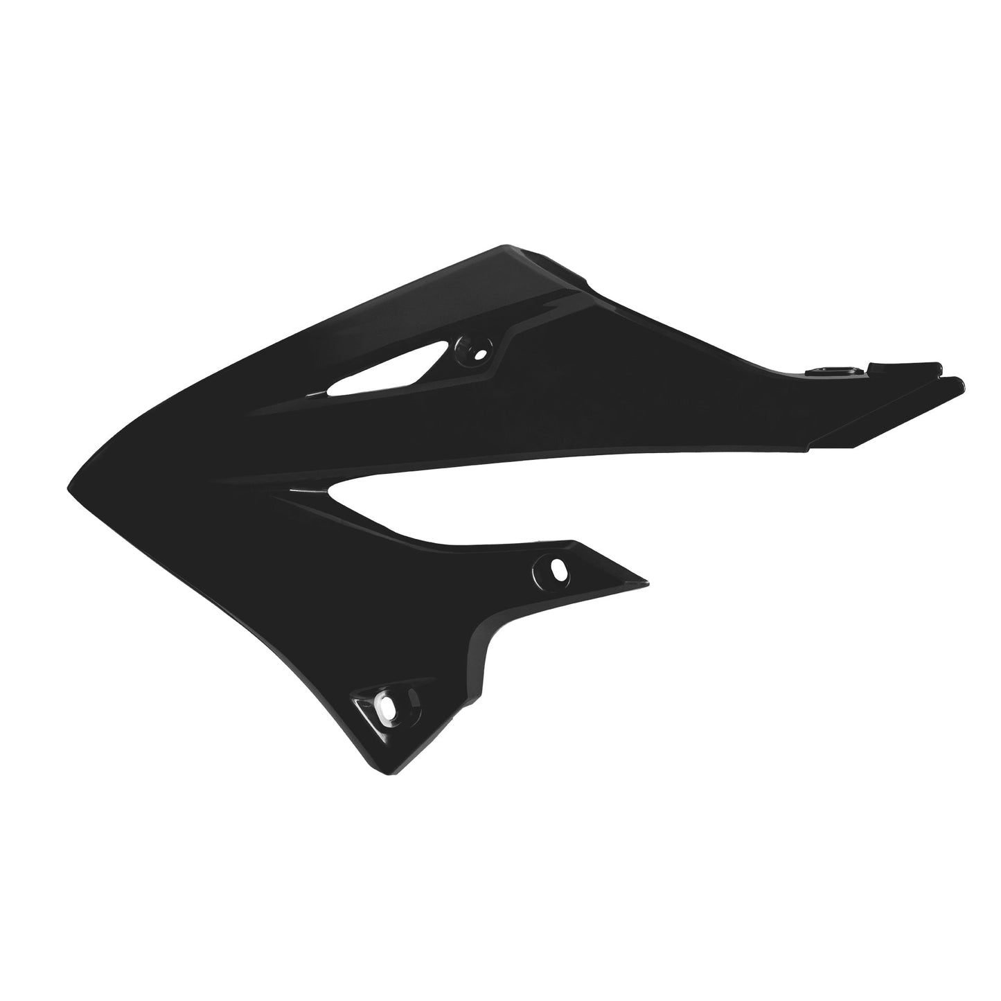 Polisport Yamaha Radiator Scoops YZ 125 YZ 250 2022 - 2023, Black - motocross4u