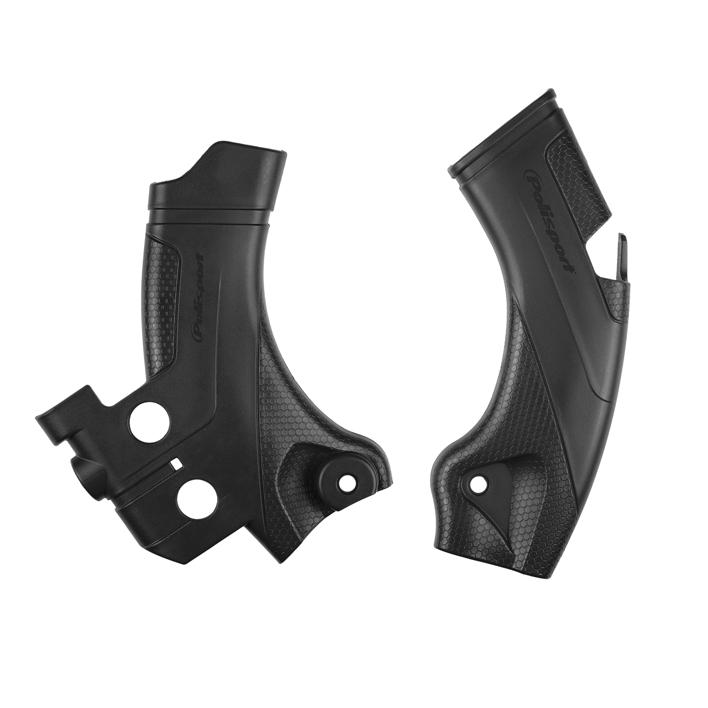 Polisport Honda Frame Guards CRF 250 R 2022 - 2023 CRF 450 R 2021 - 23, Black - motocross4u
