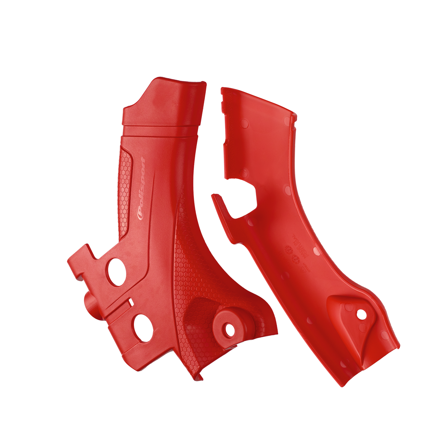 Polisport Honda Frame Guards CRF 250 R 2022 - 2023 CRF 450 R 2021 - 23, Red - motocross4u