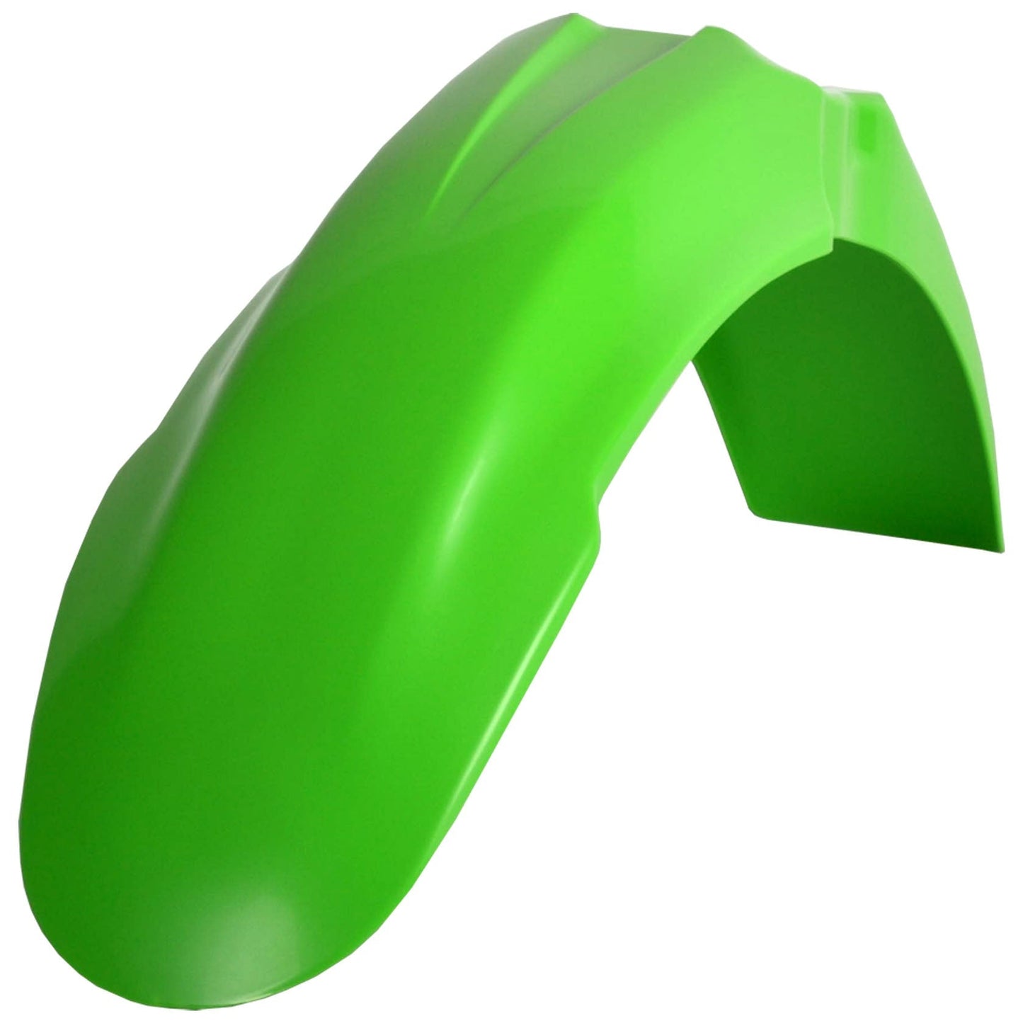 Polisport Kawasaki Front Fender KX 125 250 2003 - 2008 KXF 250 2004 - 08 KXF 450 2006 - 08 Suzuki RMZ 250 04 - 06, Green - motocross4u