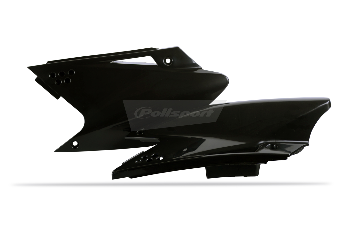 Polisport Kawasaki Side Panels KXF 250 2006 - 2008, Black - motocross4u