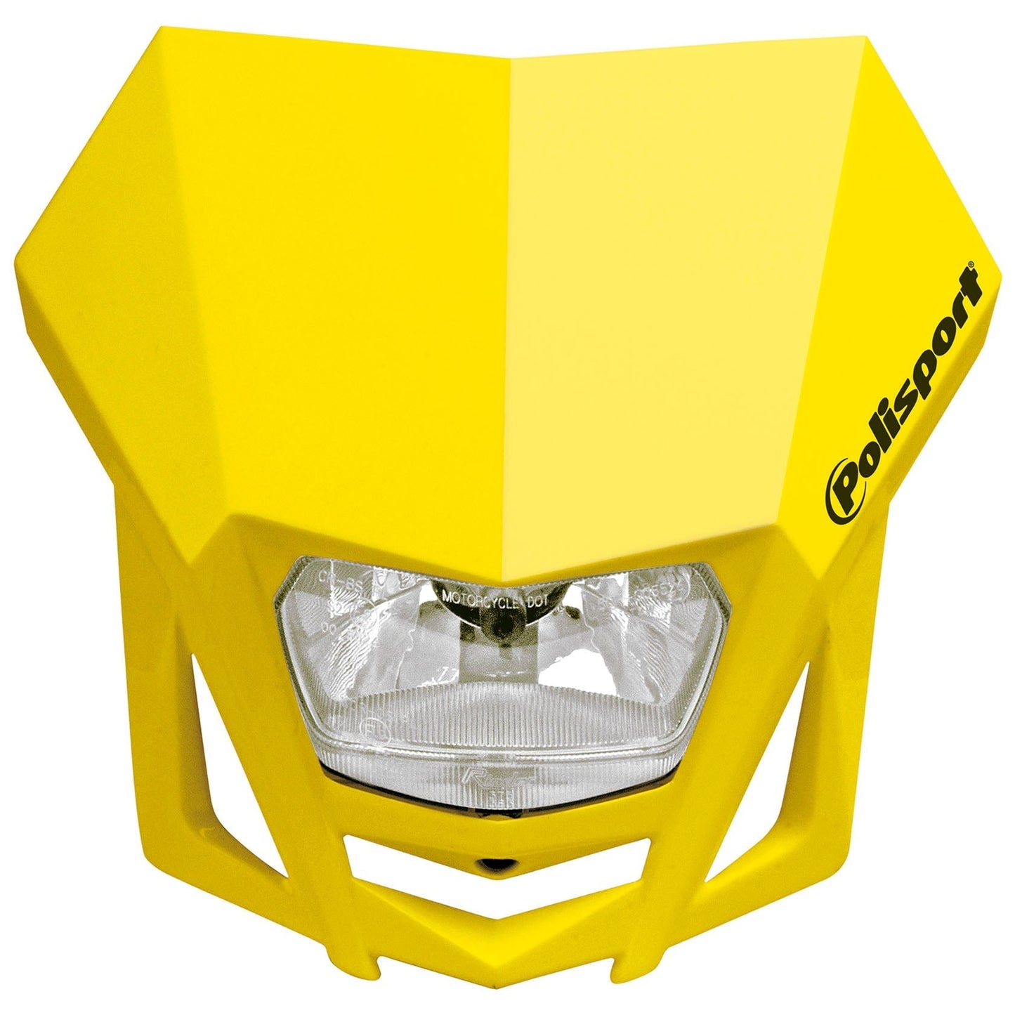 Polisport Universal LMX Head Light, Yellow - motocross4u