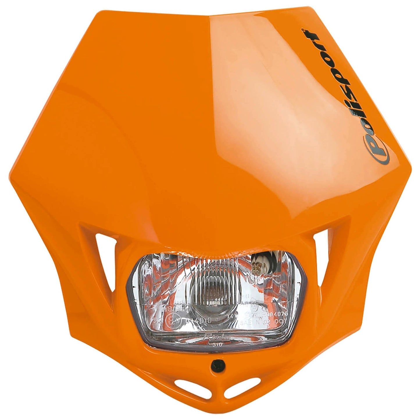 Polisport Universal MMX Head Light, Orange - motocross4u