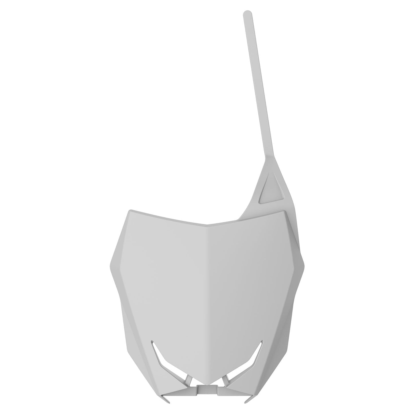 Polisport Suzuki Number Plate RMZ 250 2019 - 2022 RMZ 450 2018 - 22, White - motocross4u