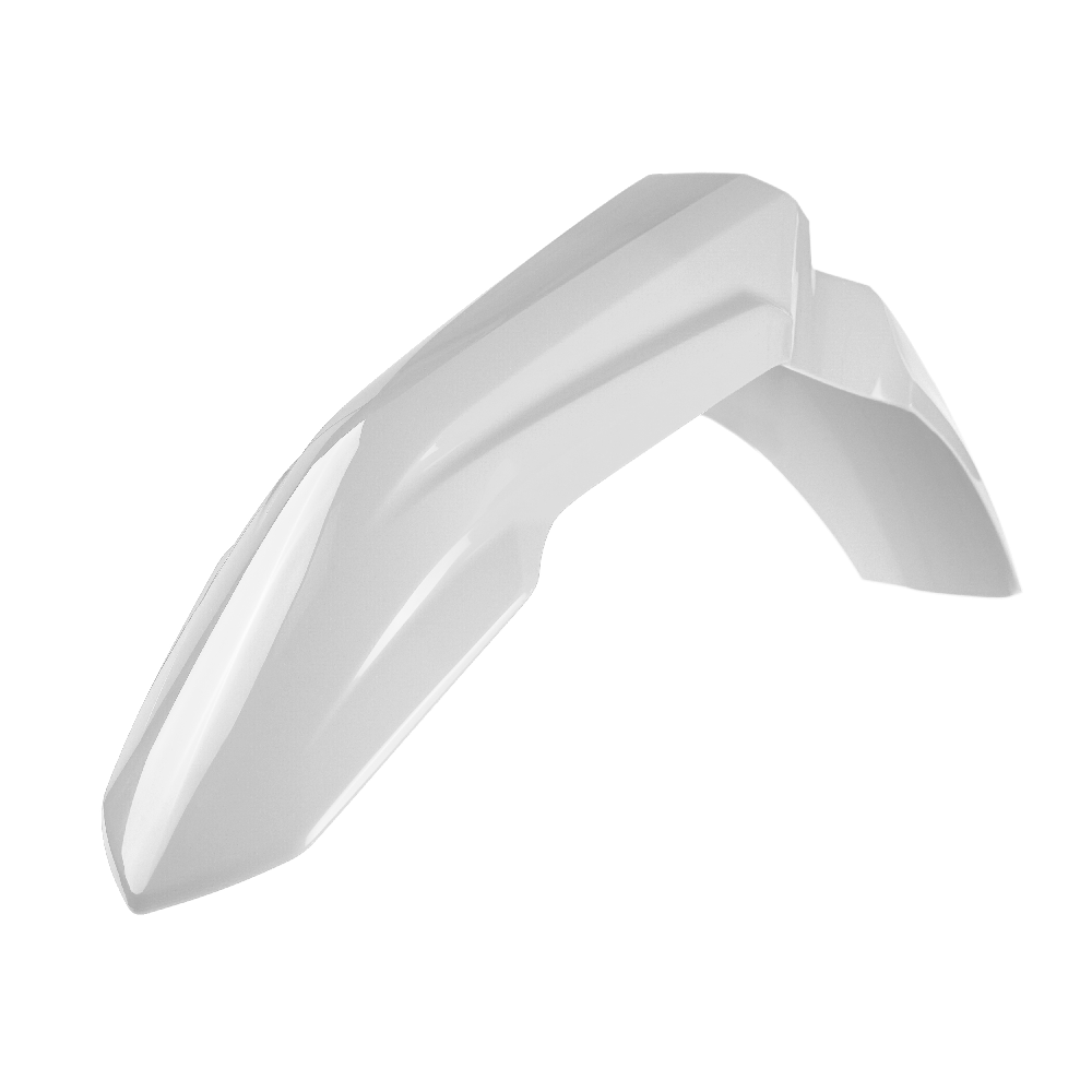 Polisport Honda Front Fender CRF 250 R 2022 - 2023 CRF 450 R 2021 - 23, White - motocross4u