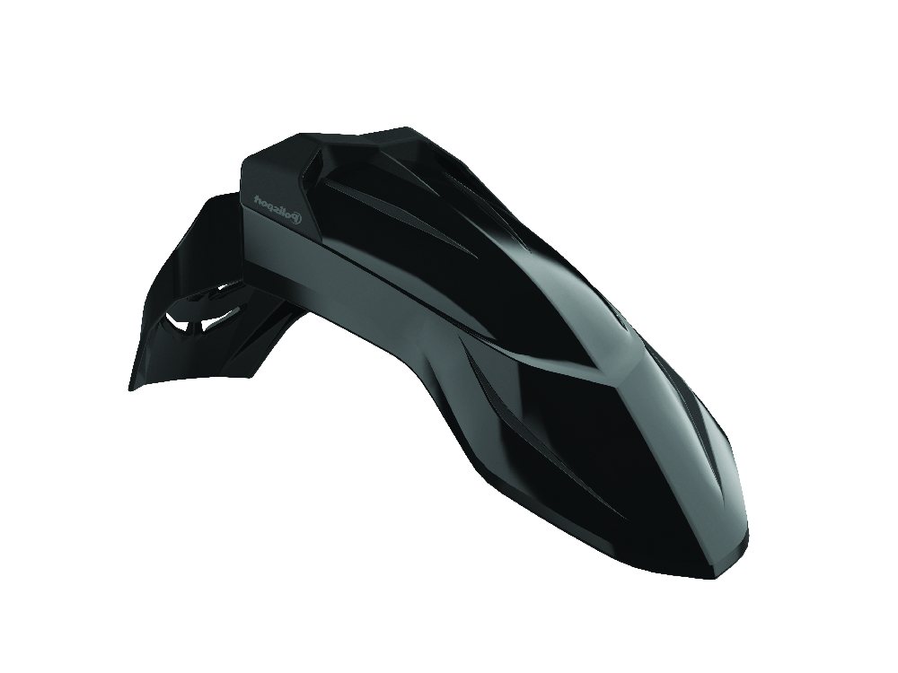 Polisport Universal Supermoto Front fender Vented Black - motocross4u