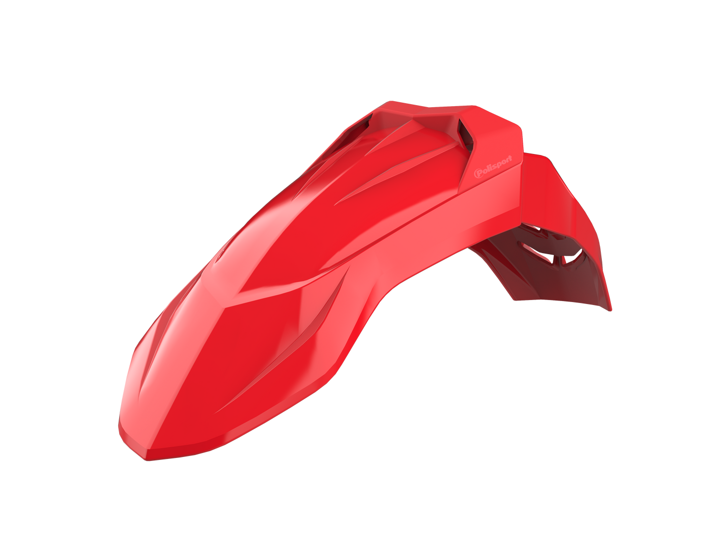 Polisport Universal Supermoto Front fender Vented Red - motocross4u