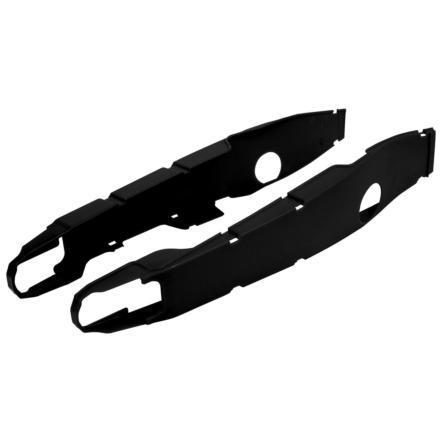Polisport Yamaha Swingarm Protectors YZ 125 250 WRF 250 450 2003 - 2004 YZF 250 450 03 - 2008, Black - motocross4u