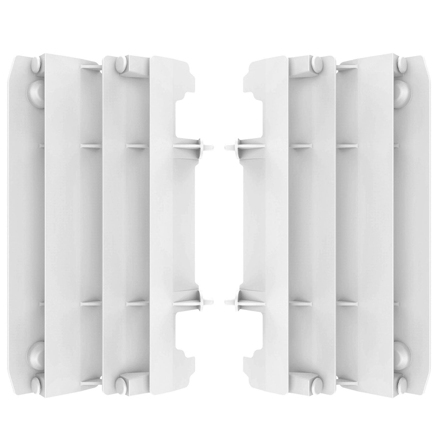 Polisport Yamaha Radiator Louvers YZ 125 YZ 250 2005 - 2021, White - motocross4u