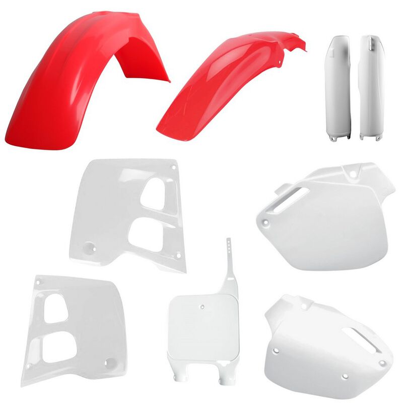 Polisport Honda Plastic Kit CR 125 1991 - 1992 CR 250 1990 - 91, OEM - motocross4u