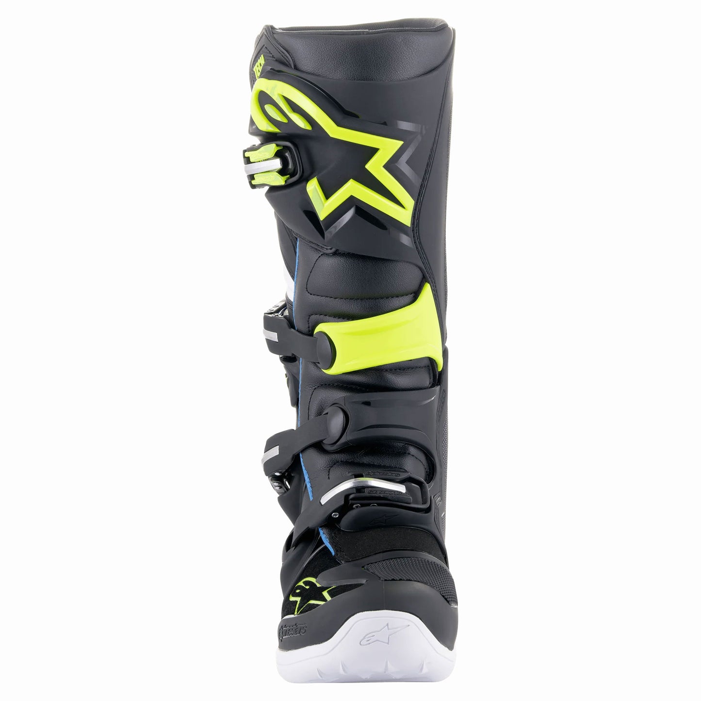 Alpinestars Tech 7 Motocross Boots – BLACK ENAMEL BLUE YELLOW FLUO - motocross4u