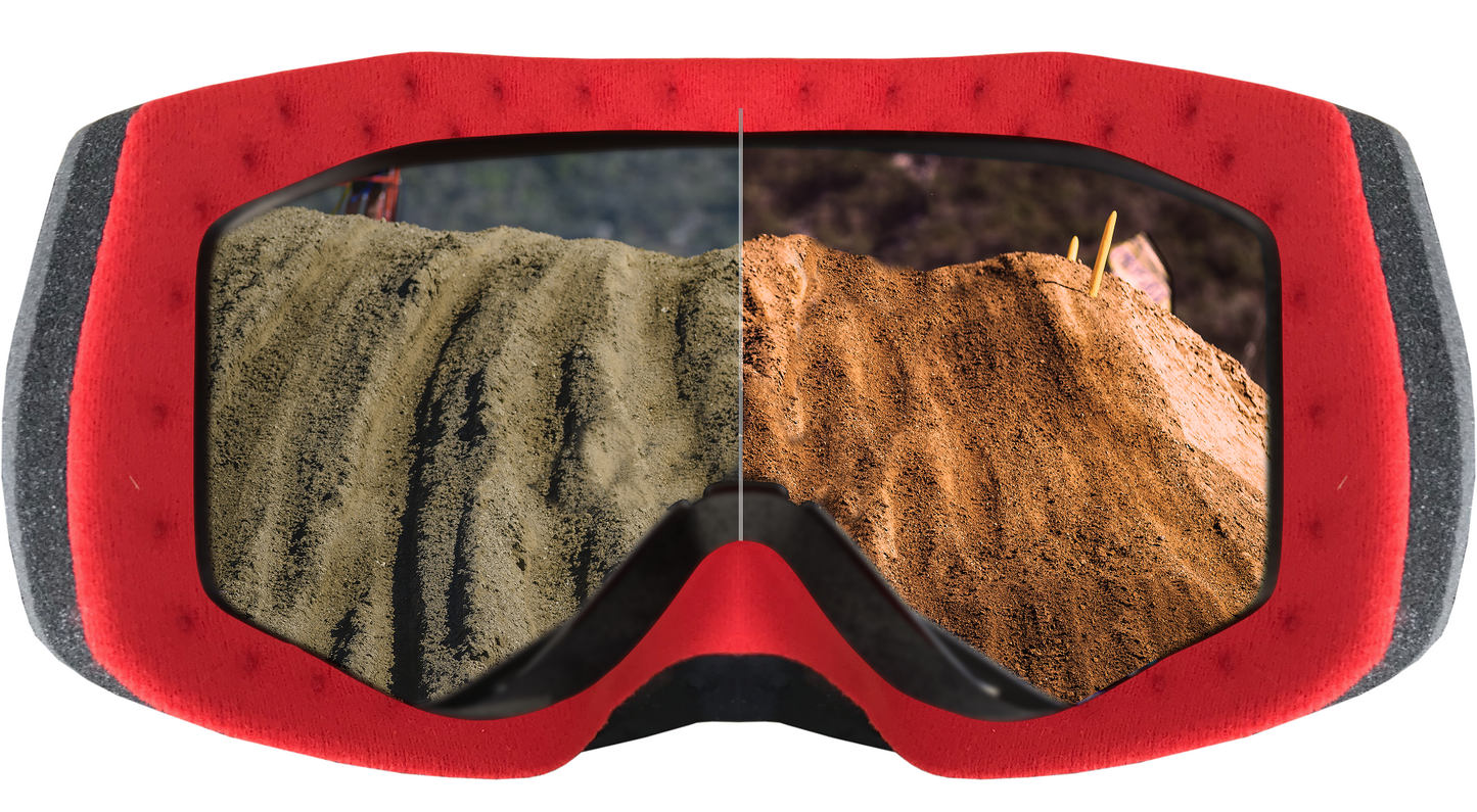 Scott Prospect / Fury Single Works Lens, Amplifier Ultra Dark Grey - motocross4u