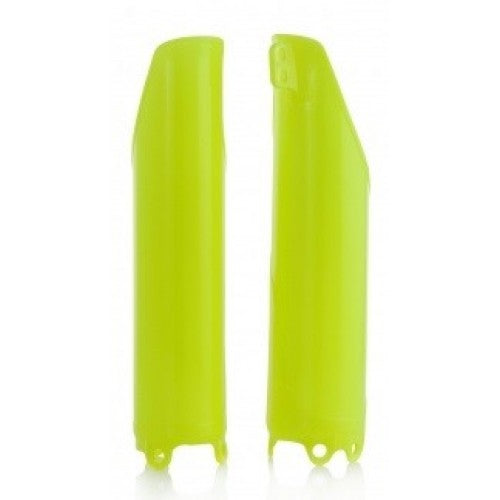 Polisport Honda Fork Guards CR 125 250 2004 - 2007 CRF 250 R 450 R 2004 - 2018, Fluo Yellow - motocross4u