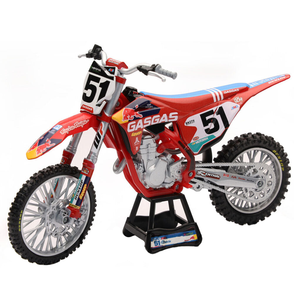 New Ray Toys 1:12 Justin Barcia TLD Red Bull Gas Gas MCF 450 - motocross4u