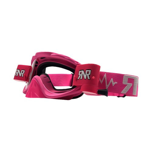 Rip n Roll Hybrid Fully Loaded Goggle, Matt Pink - motocross4u