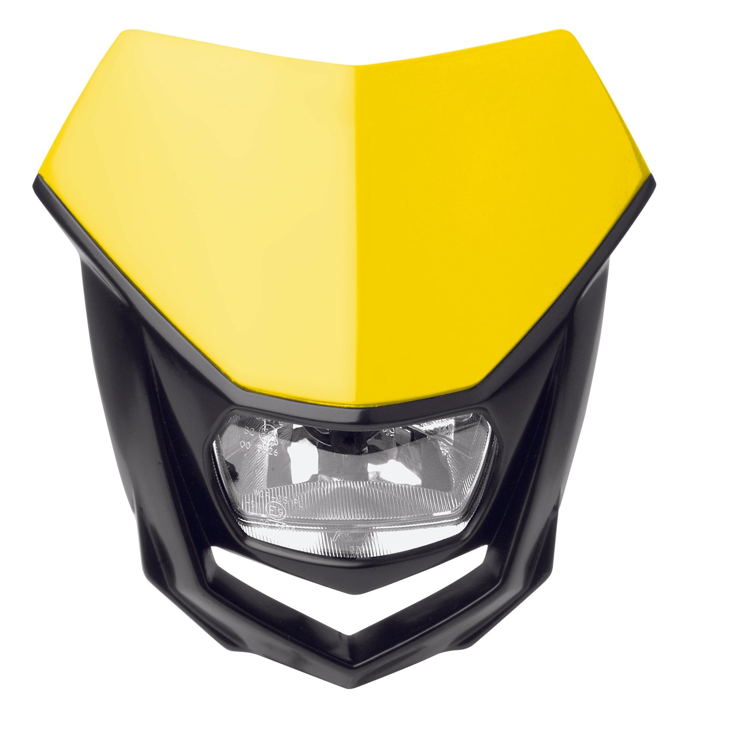 Polisport Universal Halo Headlight, Black / Yellow - motocross4u