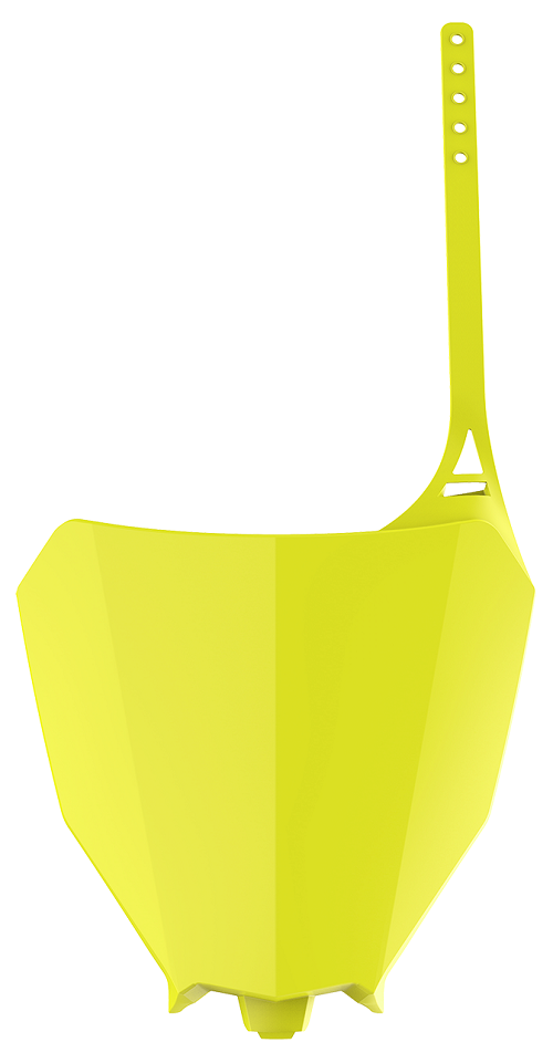 Polisport Honda Number Plate CRF 250 R 2018 - 2021 CRF 450 R 2017 - 2020, Neon Yellow - motocross4u